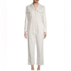 Rails Dixon Utility Jumpsuit Beige Button Front XS